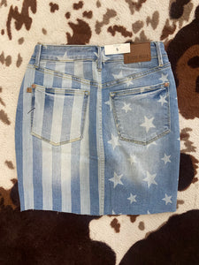 Judy Blue Stars n Stripes Skirt