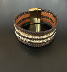 Brown Layered Bracelet