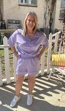 Load image into Gallery viewer, Lavender Short Set

