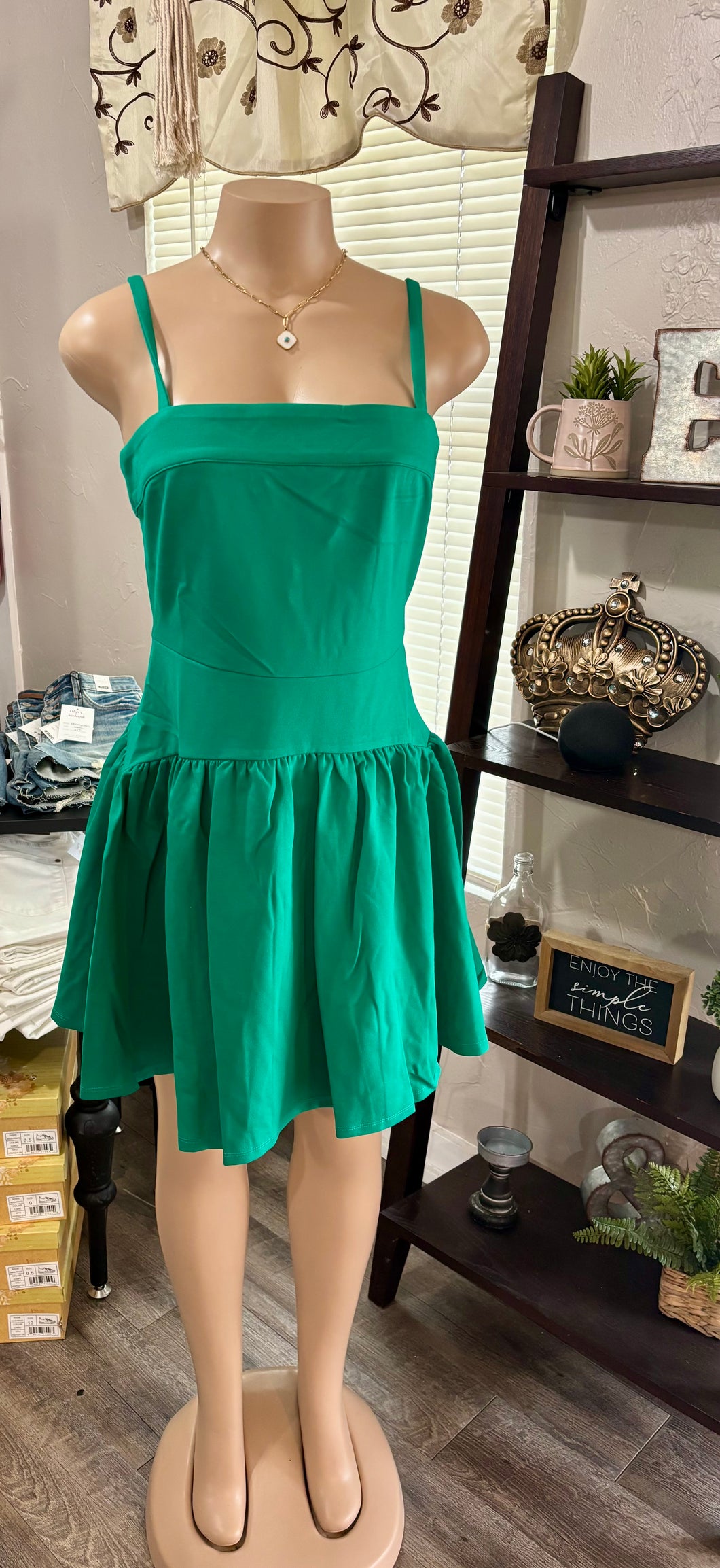 Kelly Green Dress