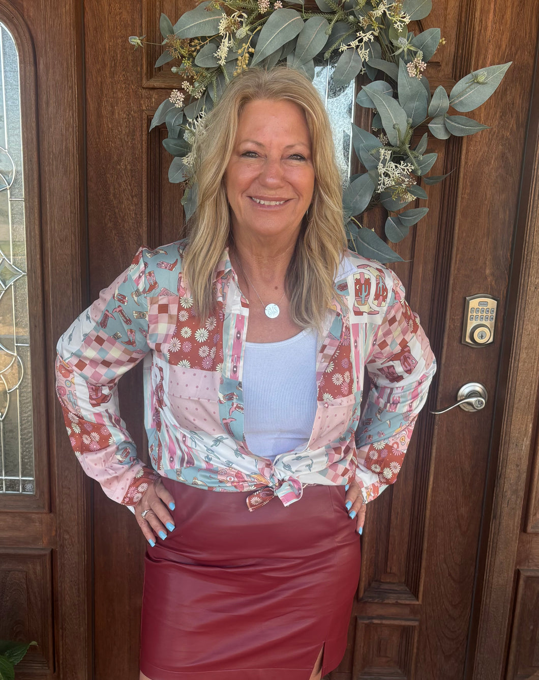 Daisies and Boots Top