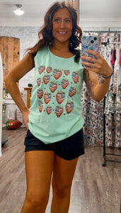 Strawberries USA Tank
