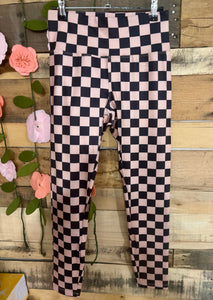 Checkered Skinny Leggings