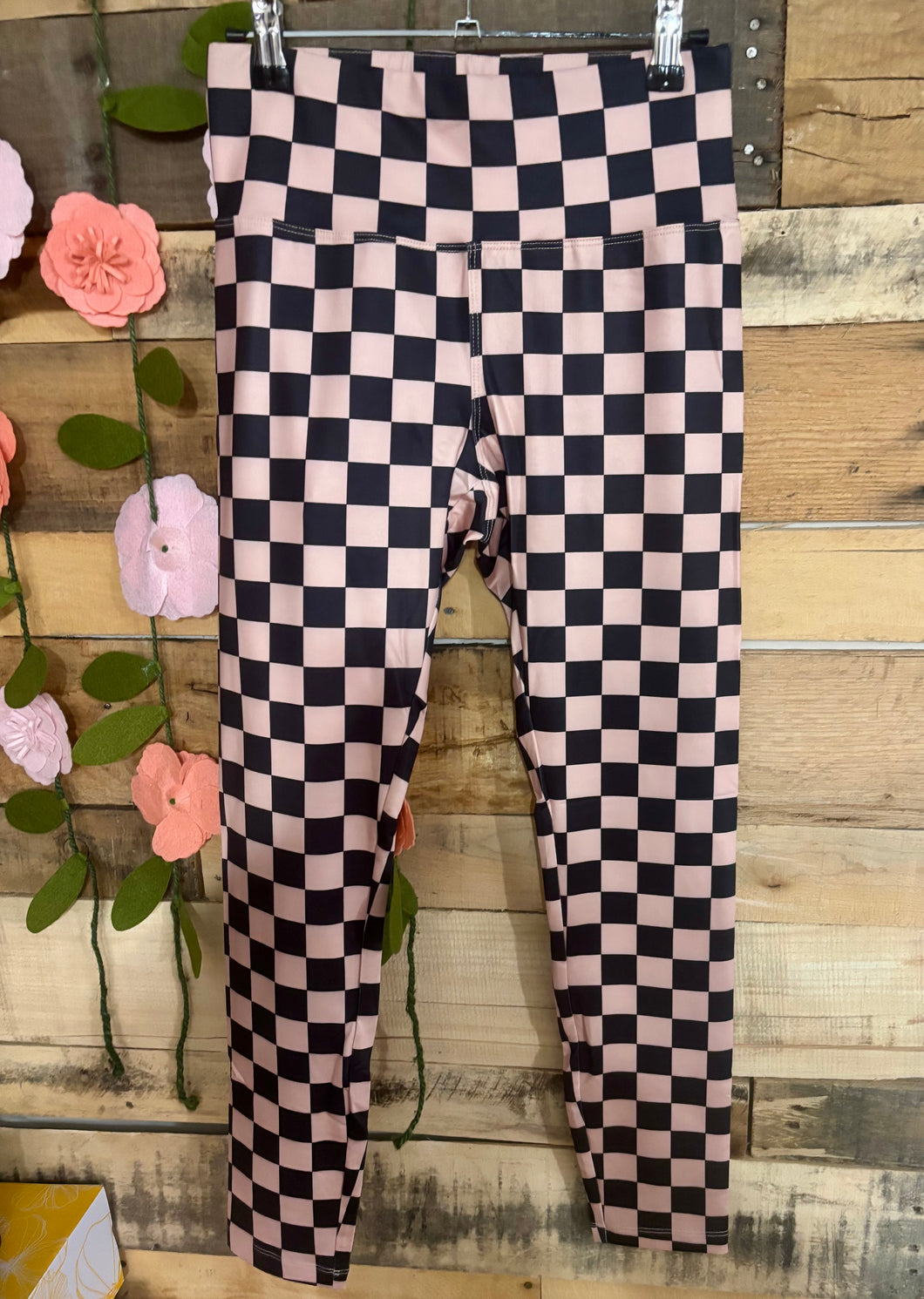 Checkered Skinny Leggings