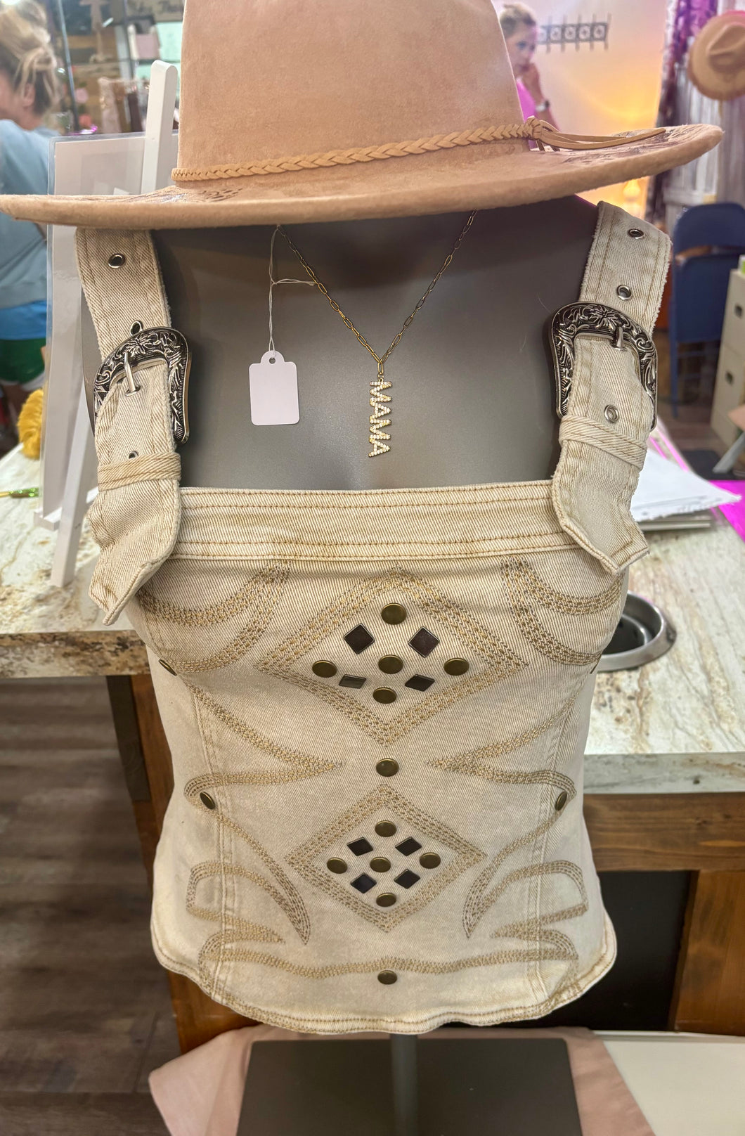 Western Denim Top