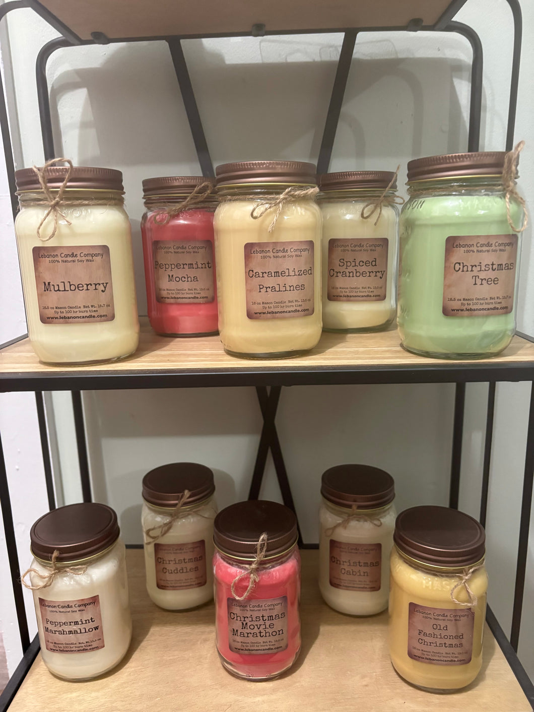 Lebanon Candles 15 ounces (Christmas Scents)