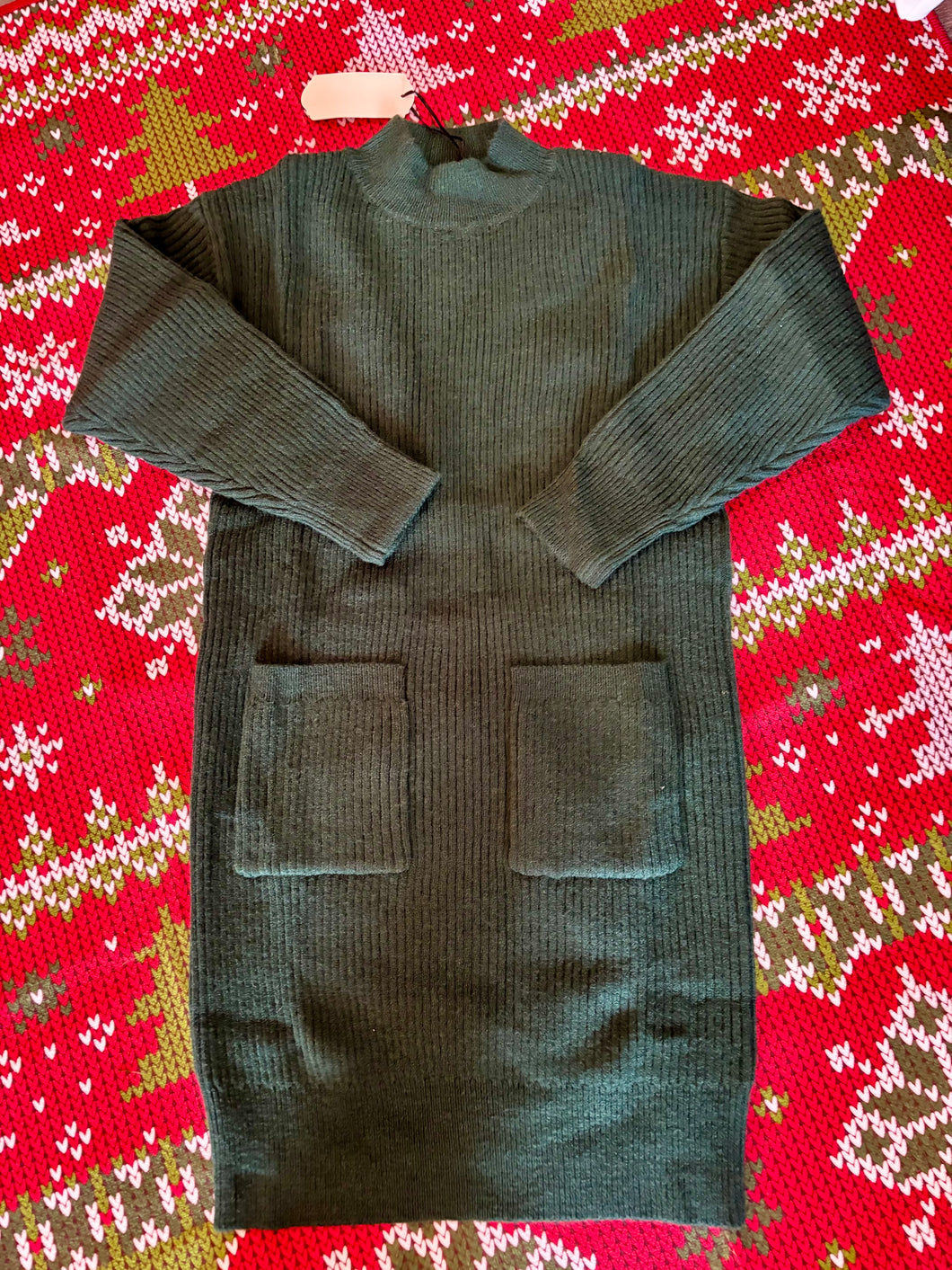 Ribbed Sweater Dress