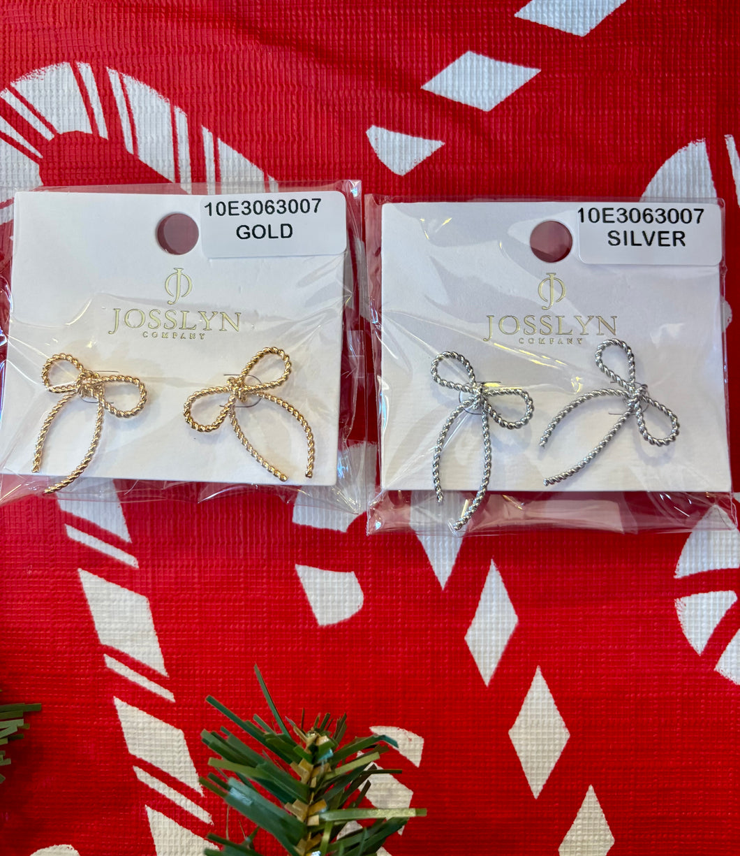Rope Bow earrings