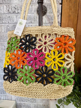 Load image into Gallery viewer, Handmade Flower Tote
