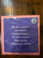 Load image into Gallery viewer, Drinks on Me Napkins
