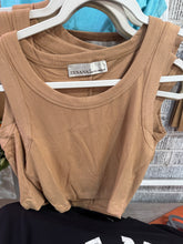 Load image into Gallery viewer, Cropped Ribbed Tank

