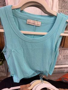 Cropped Ribbed Tank