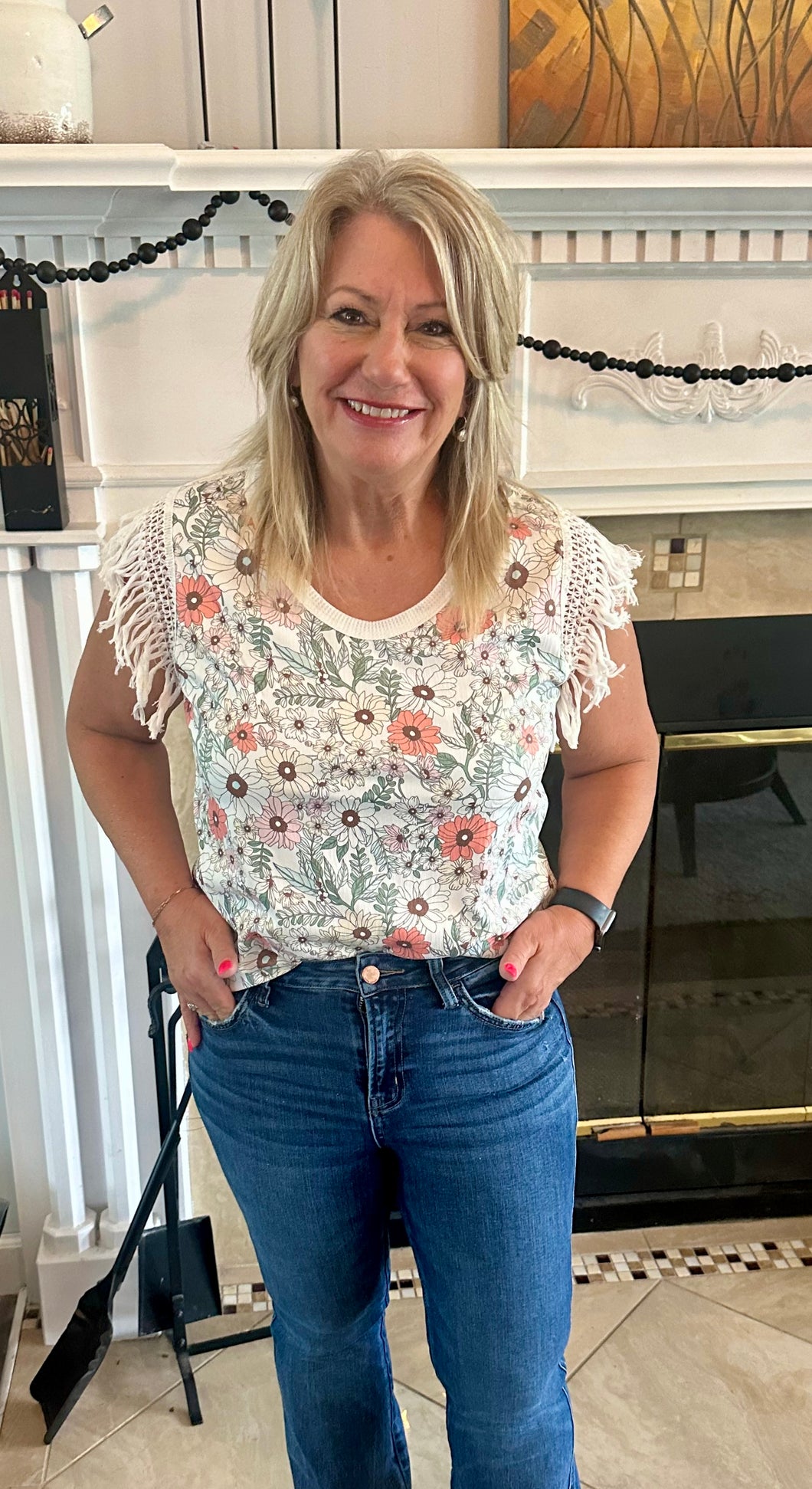Daisy Floral Top