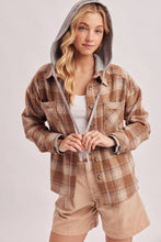 Load image into Gallery viewer, ZIPPER FRONT QUILTED PUFFER VEST CONTRAST HOODIE VEST
