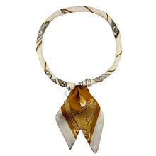 Load image into Gallery viewer, Abstract Printed Bow Knot Fabric Scarf Magnetic Necklace
