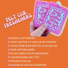 Load image into Gallery viewer, Let’s drive around and look at Christmas lights car freshies
