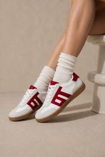 Load image into Gallery viewer, Retro Court Stripe Lace Up Sneakers
