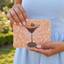 Load image into Gallery viewer, Espresso Martini Sequin Beaded Coin Pouch
