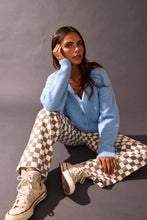 Load image into Gallery viewer, Demi Checkered Bottoms w Elastic Band
