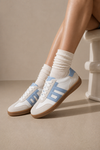 Load image into Gallery viewer, Retro Court Stripe Lace Up Sneakers
