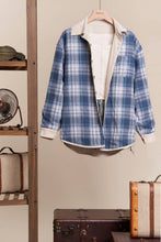 Load image into Gallery viewer, Reversible Corduroy and Plaid Shacket

