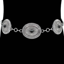 Load image into Gallery viewer, Boho Vintage Western Turquoise Stone Concho Chain Belt
