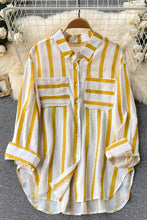 Load image into Gallery viewer, Striped Button-Front Shirt
