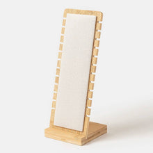Load image into Gallery viewer, Long Wooden Jewelry Display Stand
