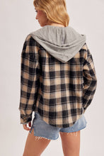 Load image into Gallery viewer, ZIPPER FRONT QUILTED PUFFER VEST CONTRAST HOODIE VEST
