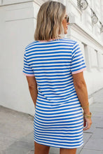 Load image into Gallery viewer, Stripe T Shirt Dress| S-XL
