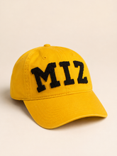 Load image into Gallery viewer, Missouri MIZ ZOU Varsity Chenille Dad Hat - Gold
