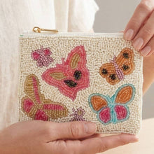Load image into Gallery viewer, Assorted Butterfly Beaded Coin Purse
