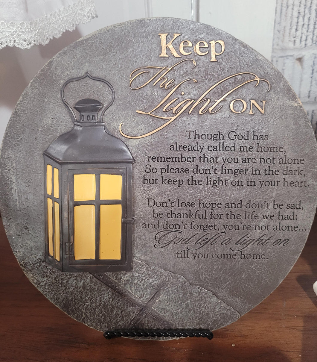 Keep the Light On Stepping Stone
