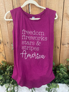 Freedom and Fireworks Tee