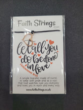 Load image into Gallery viewer, Faith Strings Bracelet
