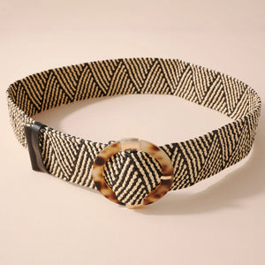 Buckle Straw Belt