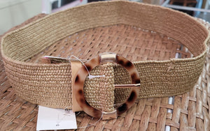 Buckle Straw Belt